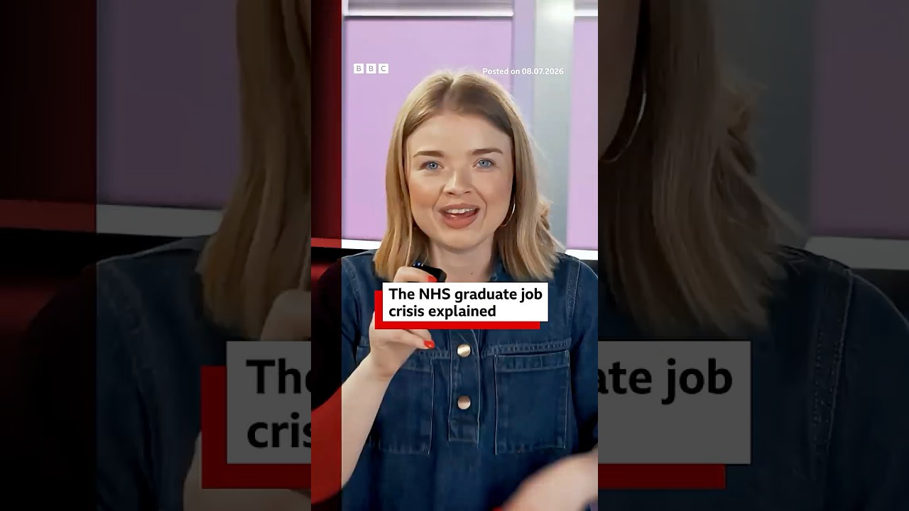 Video | The NHS graduate job crisis explained. #BBCNews