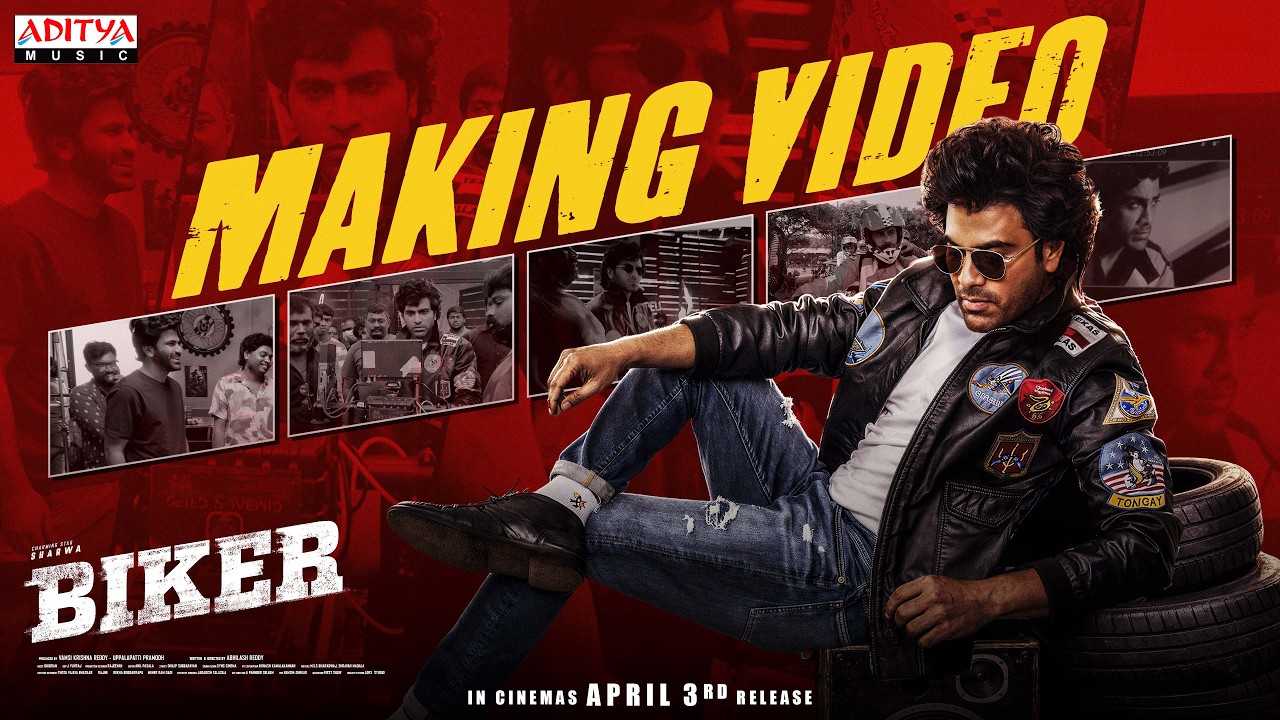 Biker Making Video | Sharwanand | Malvika Nair | Dr Rajashekhar | Abhilash Reddy | Ghibran Vaibodha