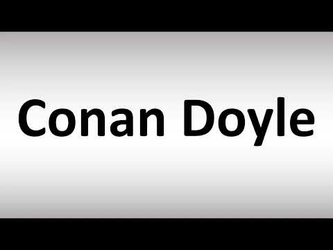 How to Pronounce Conan Doyle