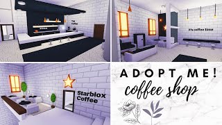 Modern Coffee Shop Speed Build 💖 LUXURY APARTMENT floor 2 - Roblox Adopt Me!