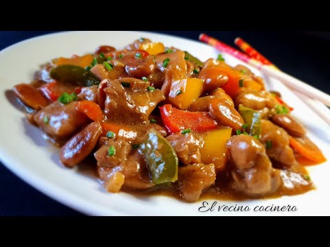 Pollo con almendras estilo CHINO 🥢