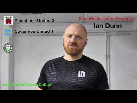 Ian Dunn Pinchbeck United vs Cogenhoe United 2-1