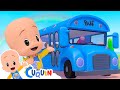 The Wheels On The Colorful Bus And Wheels On The Bus By Cleo And Cuquin Children Songs