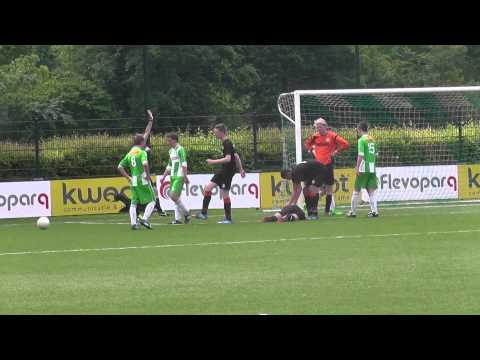 7 juni 2014 ASV Dronten nw B1 - VV De Meern nw B1 vr 0-3 Soufiane geblesseerd?