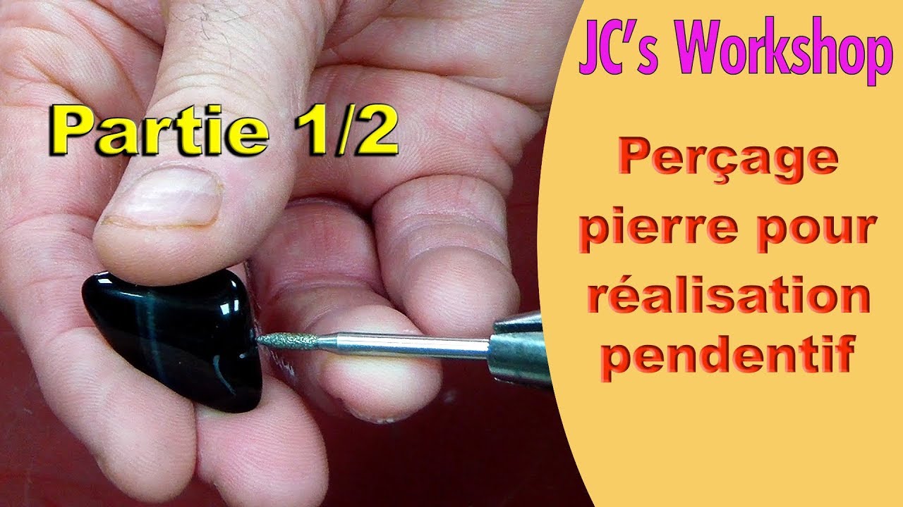 Comment percer une pierre pour réalisation de pendentif - DIY - #66