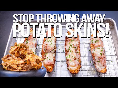 YOU'VE BEEN THROWING AWAY YOUR POTATO SKINS AND YOU NEED TO STOP! | SAM THE COOKING GUY