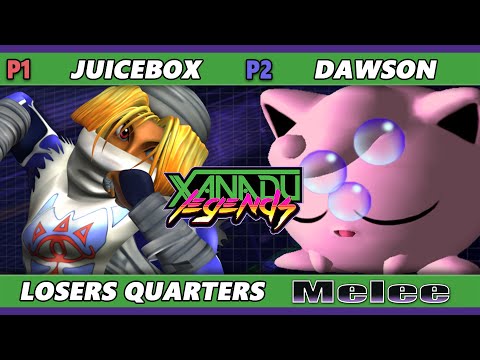 Xanadu Legends Top 8 - Juicebox (Sheik) Vs. Dawson (Jigglypuff) Smash Melee - SSBM