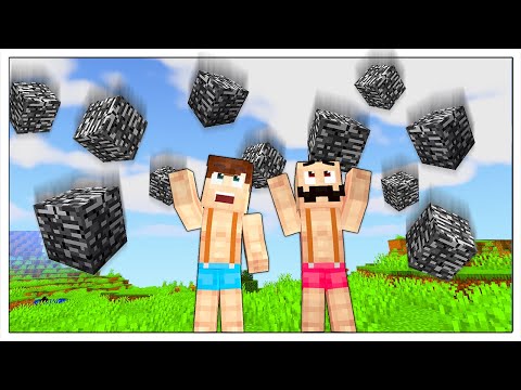COME SOPRAVVIVERE ALLA PIOGGIA DI BEDROCK! - Minecraft ITA