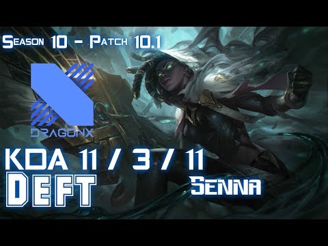 DRX Deft SENNA vs APHELIOS ADC - Patch 10.1 KR Ranked