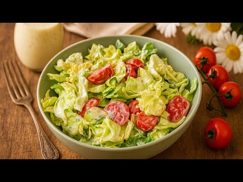 Omas einfaches Salat Dressing ist immer noch das Beste!