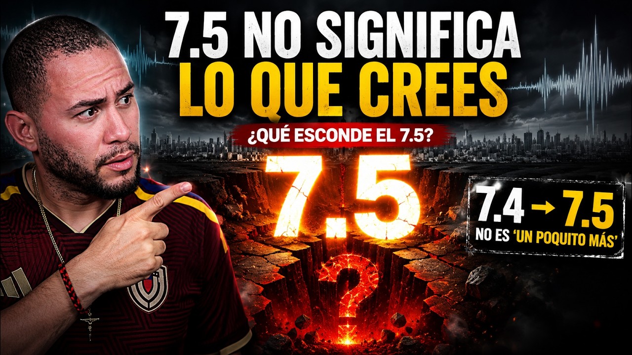 NADIE SABE LA REAL DIFERENCIA ENTRE UN TERREMOTO 7.2 VS 7.5