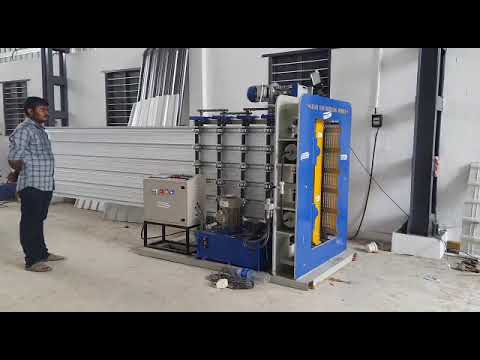 Vertical Roofing Sheet Crimping Machine