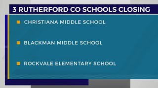 Rutherford County schools closing