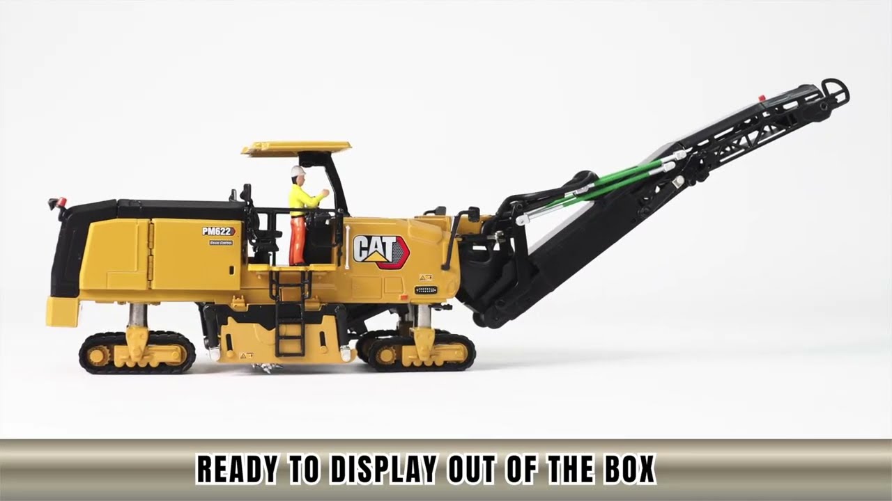 Caterpillar PM622 Cold Planer and Caterpillar AP655  Asphalt Machine  [Diecast Masters 1:50]
