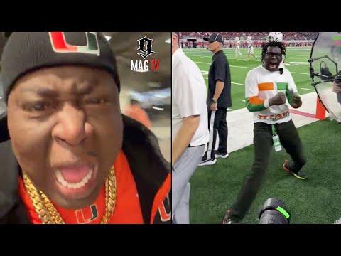 Trick Daddy & Michael Irvin Go Crazy After Miami Hurricanes Defeat Ohio State Buckeyes! 🏈