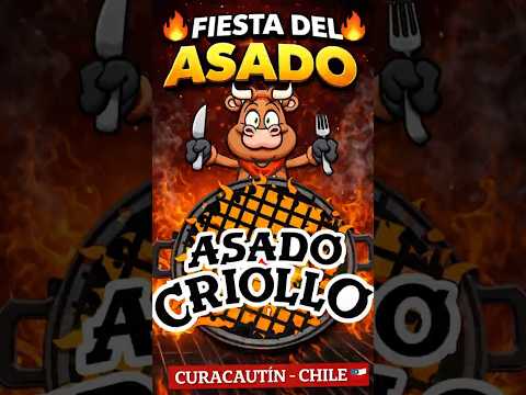 En el Asado de Corte Criollo en Curacautín, Región de la Araucanía.