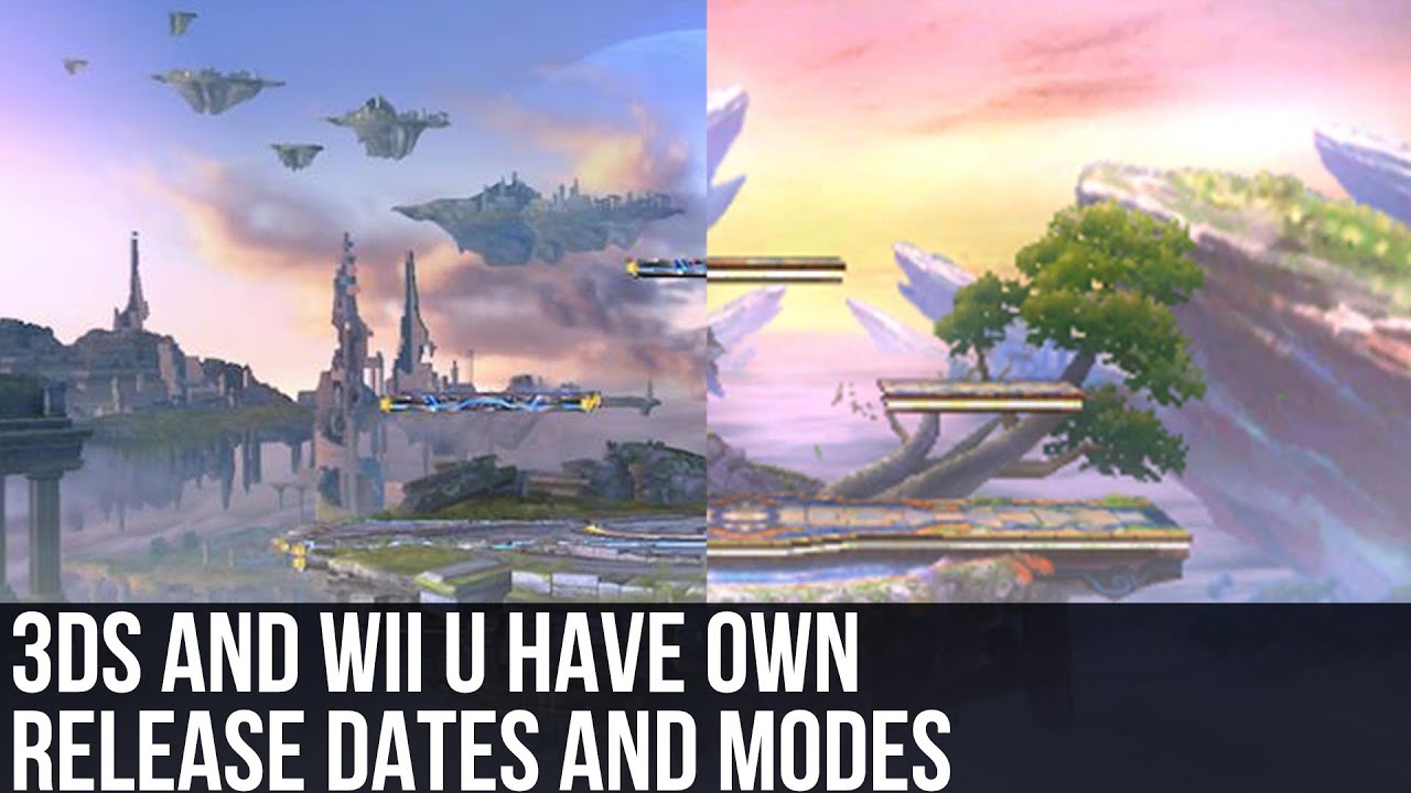Super Smash Bros. Wii U/3DS - 3DS and Wii U have own release dates and modes - YouTube