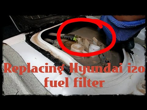 How to replace, Hyundai i20 Fuel pump and filter.