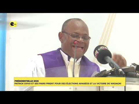 Présidentielle 2026 : Patrick DJIVO et ses pairs prient pour des élections apaisées et la victoire