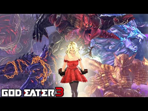 Shio all alone - Twilight of The Hounds - Solo Run - God Eater 3 - Non-commentary Gameplay