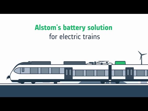 Alstom's battery solution for electric trains