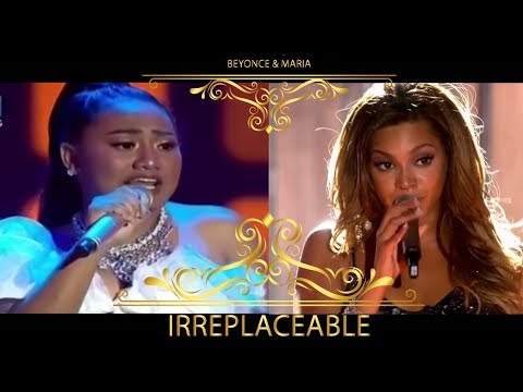 Irreplaceable - Queen Beyonce Feat. Princess Maria Indonesian Idol  (Live)