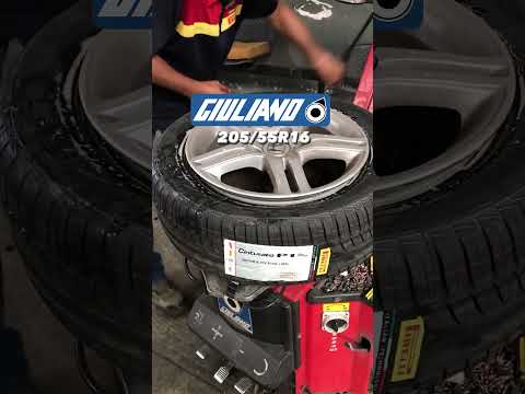 How to mount Pirelli 205/55R16 tire? #shorts