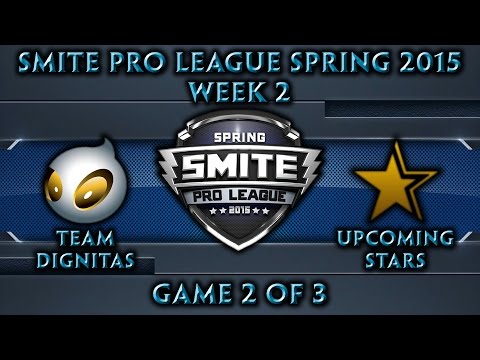 Smite Pro League: EU Week 2 - Team Dignitas vs. Upcoming Stars (Game 2 of 3)