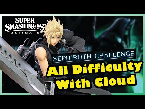 Sephiroth Challenge is that hard (Easy, Normal & Very Hard Mode) - Super Smash Bros. Ultimate