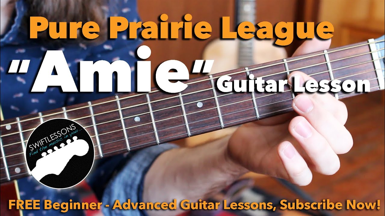 Pure Prairie League - Amie - Intro Solo- Major Lead Guitar Lesson