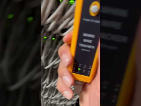 How to Trace and Test Horizontal Cabling: Floor Jack to Patch Panel with a Wire Tracker