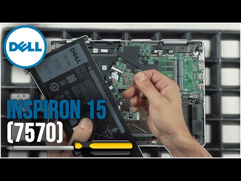 Dell Inspiron 15 (7570) von Innen - RAM, SSD, Akku, Lüfter wechseln