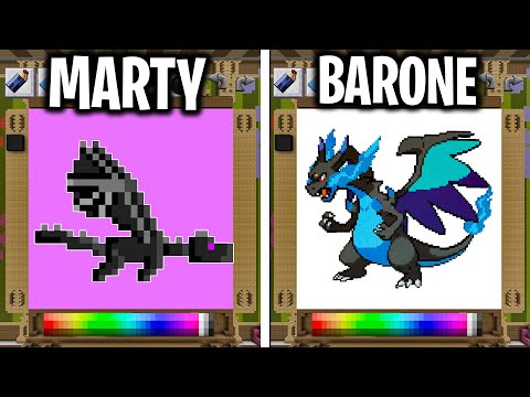 MARTY DOVEVA BARARE nella GARA DI DISEGNO dei DRAGHI - Minecraft ITA