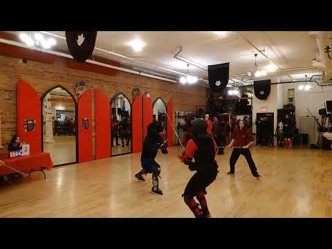 Duello Fall 2025 Tournament Longsword Pool Derek vs Doug