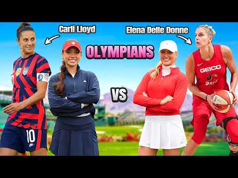 Olympians Take On Golf | 2v2 Match with Carli Lloyd & Elena Delle Donne