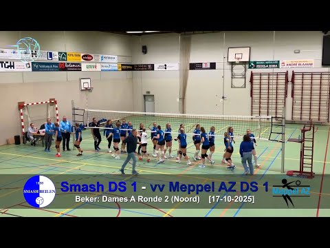 Volleybal Beker Dames A Ronde 2: Smash D1 - vv Meppel AZ D1 [17-10-2025]