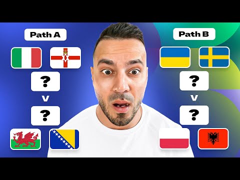 I Simulated the UEFA World Cup Playoffs...🏆