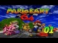 Let S Show Mario Kart 64 Virtual Console Part 1 4 Mushroom Cup 150 Ccm Deutsch HD