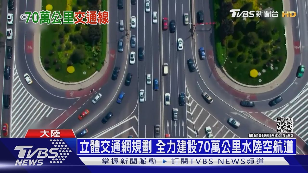 大陸三維運輸方案 2035年完成70萬公里交通線