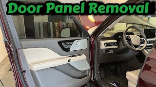 How to remove a Lincoln Aviator door panel