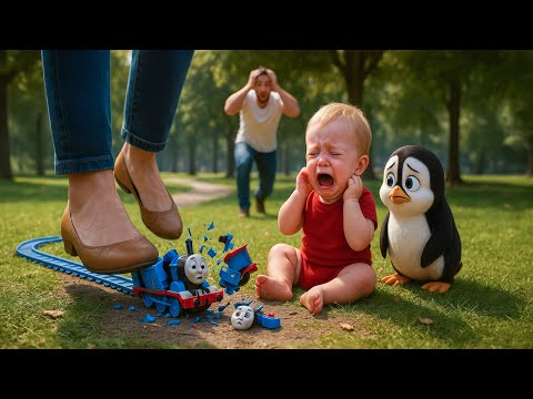 Misunderstood Penguin Rescues Thomas Train After Being Stepped On #rescuestories #thomastrain
