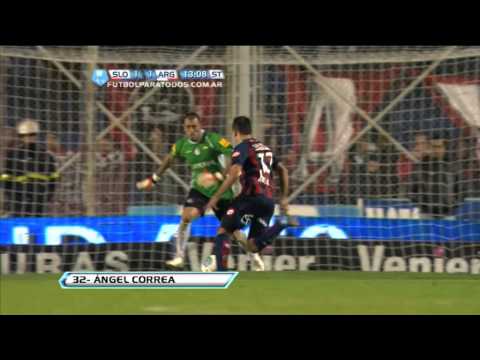Gol de Correa. San Lorenzo 1 - Argentinos 1. Fecha 17. Torneo Final 2013. Fútbol Para Todos