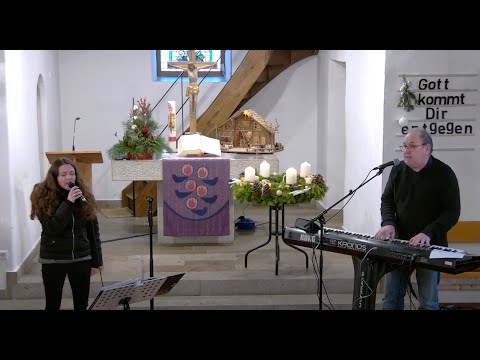 Adventskonzert 14 12 22   Janina Keller und Kurt Weigle