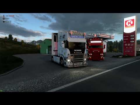 *ETS 2* *REALISTIC MULTIPLAYER CONVOIE* *SWEDEN TO SWEDEN* *PROMOD WITH SCANIA BY FRED*