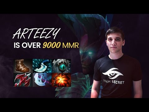 Arteezy | 9k MMR | Dota 2 Ranked | Full Match Gameplay