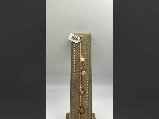 1- 21 karat gold bracelet, product weight (3.66)