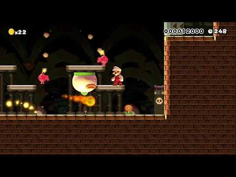 Sky High Scuffle: Second Wave! by Shiitake - SUPER MARIO MAKER - NO COMMENTARY 1az
