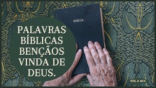Palavras bblicas benos vinda de Deus