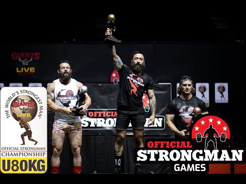 World's Strongest Man Under 80kg 2019 | Official Strongman Games