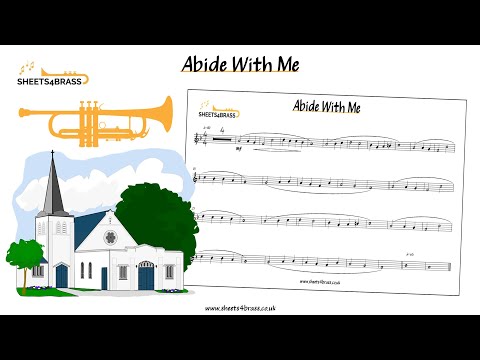 Abide With Me (Eventide) - Trumpet Play Along with Sheet Music